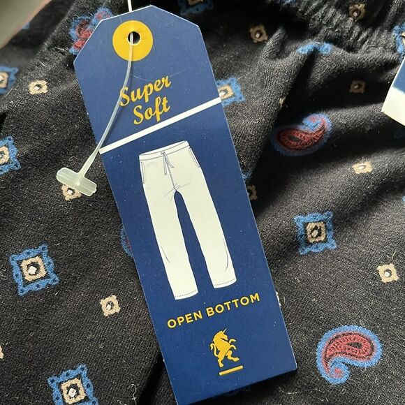 NWT Stafford regular Fit BLACK Knit Sleep Pants SIZE XL - Picture 5 of 6